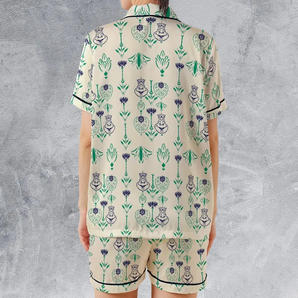 Mr Toad The Wind in the Willows Satin Short-Sleeve Pajamas Set - 2
