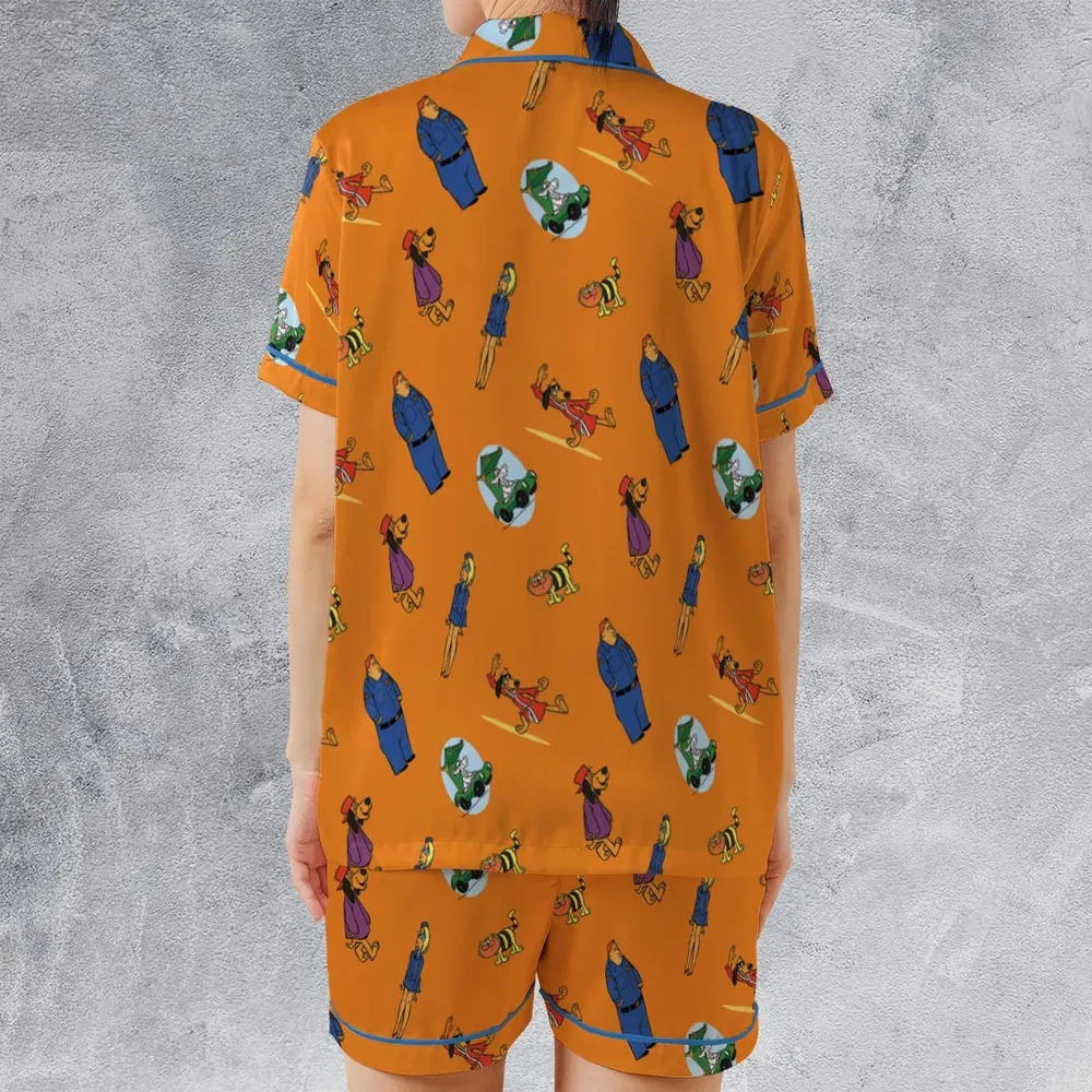 Kung-Fu Friends Hong Kong Phooey Satin Short-Sleeve Pajamas Set - 2