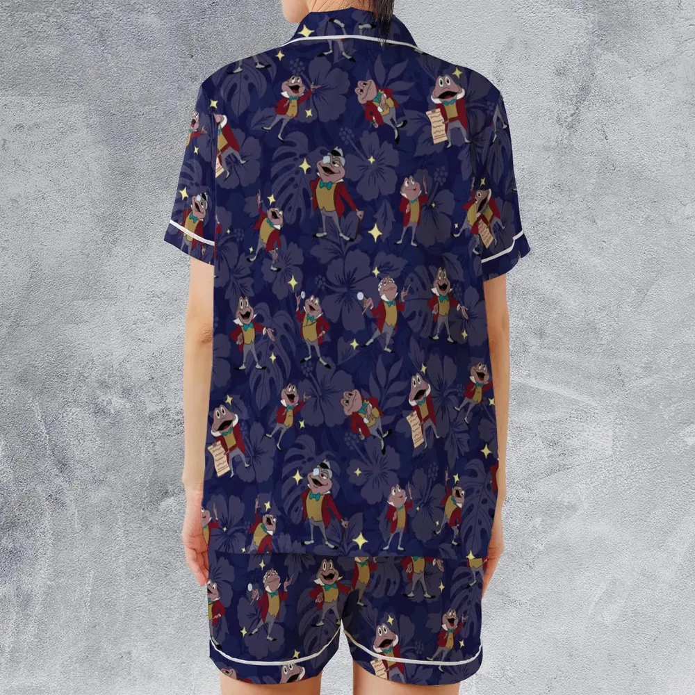 Best Taxi Service Mr Toad Wild Ride Satin Short-Sleeve Pajamas Set - 2