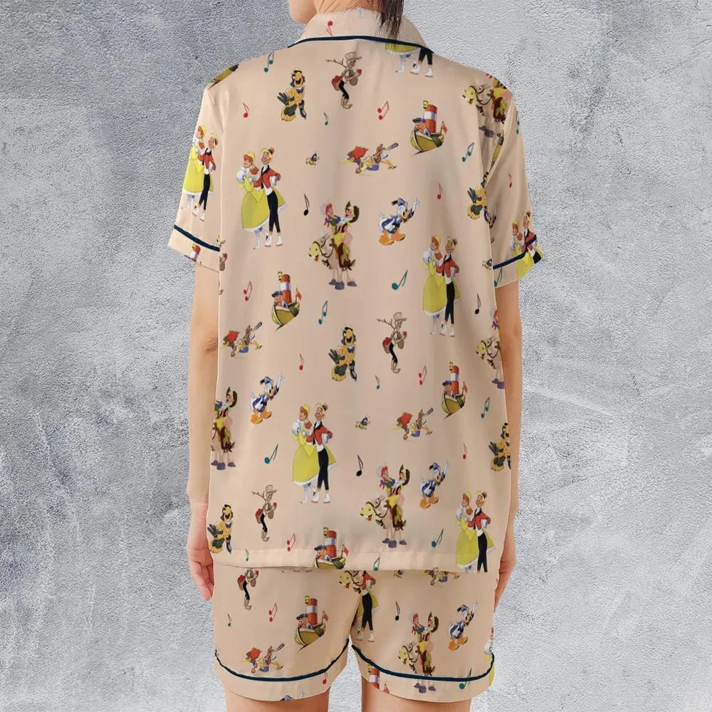 Disney Classics Melody Time Satin Short-Sleeve Pajamas Set - 2