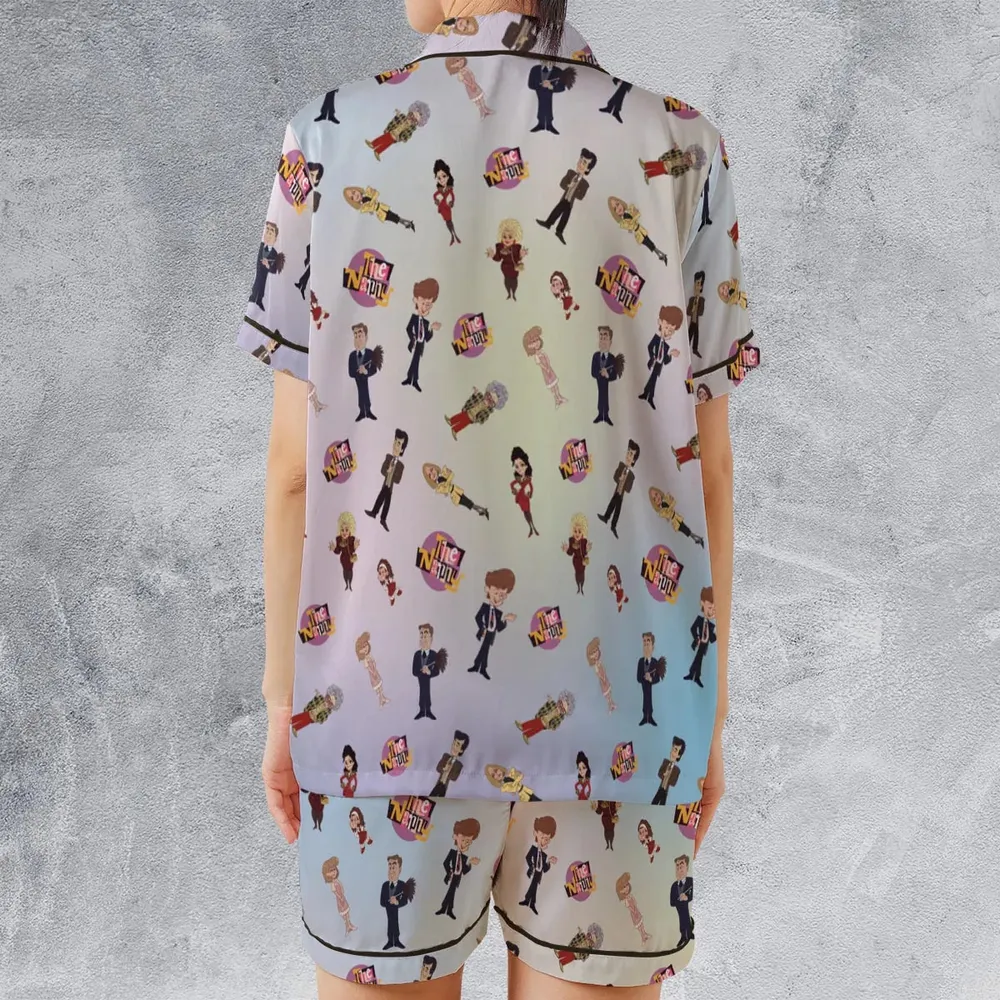 The Nanny Animated Characters Satin Short-Sleeve Pajamas Set - 2