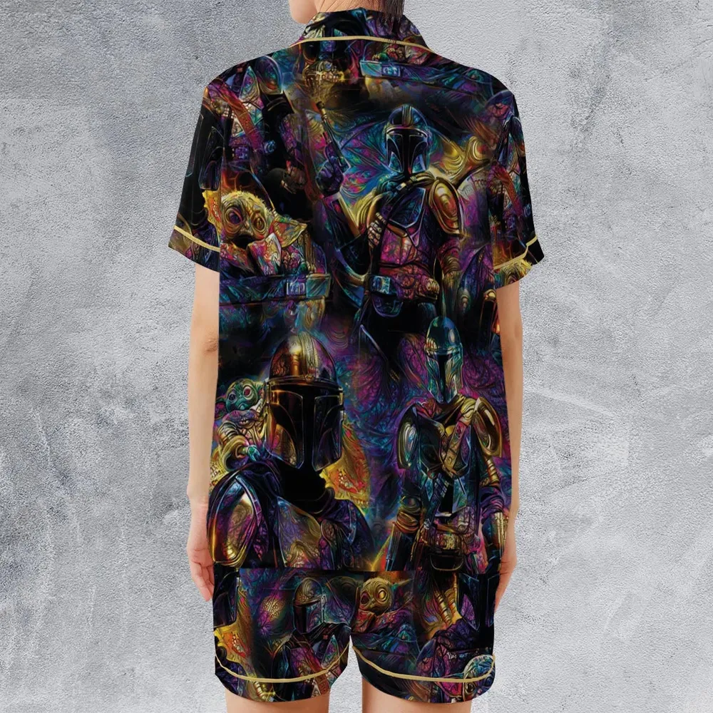 The Guardian Mandalorian Satin Short-Sleeve Pajamas Set - 2