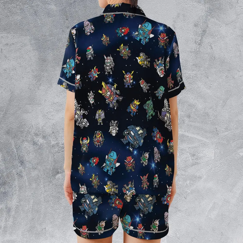 Shogun Warriors Toys Satin Short-Sleeve Pajamas Set - 2