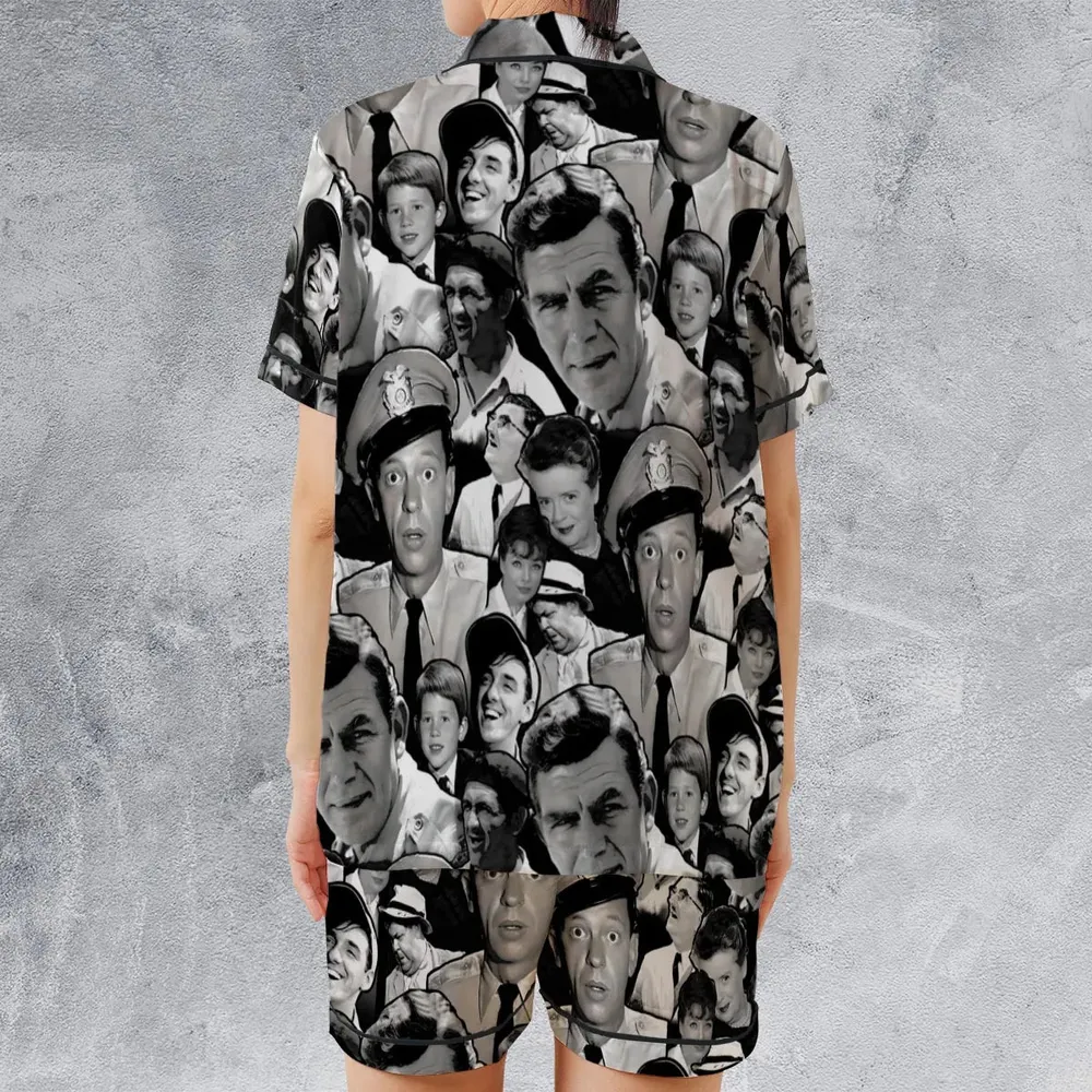 Mayberry The Andy Griffith Show Satin Short-Sleeve Pajamas Set - 2