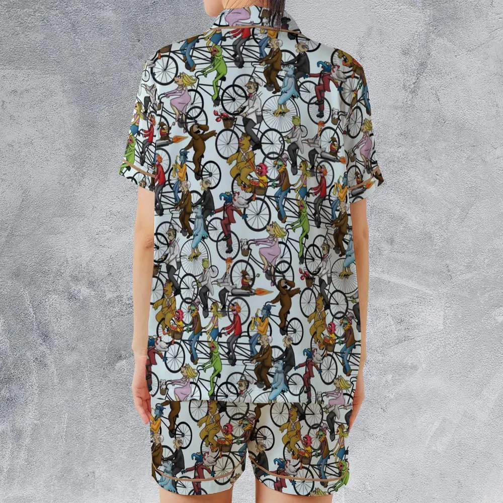 Tour De Muppet The Muppet Movie Satin Short-Sleeve Pajamas Set - 2