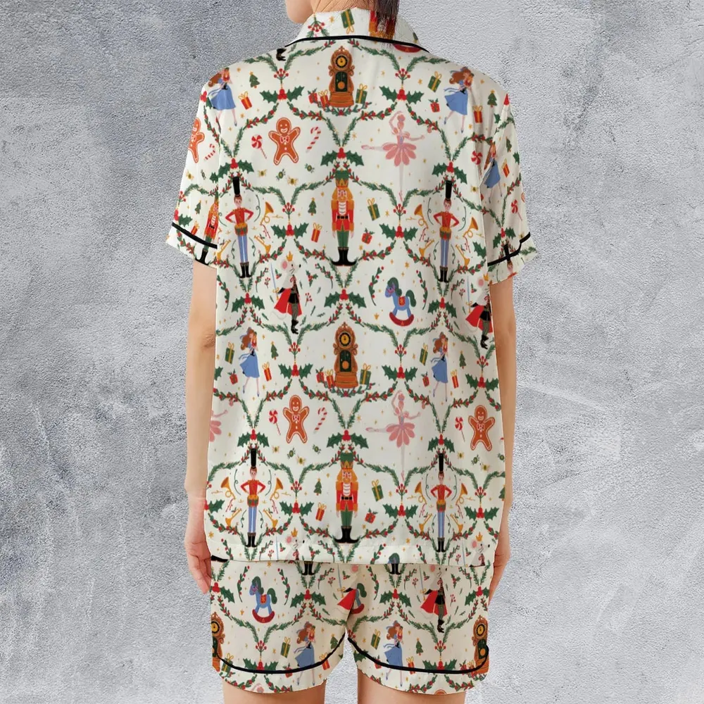 In My Nutcracker Era The Nutcracker Satin Short-Sleeve Pajamas Set - 2