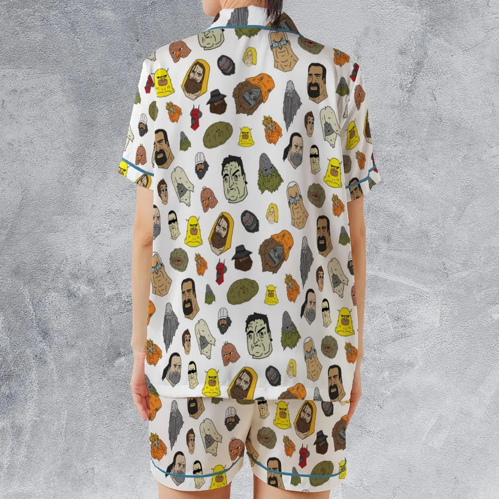 Dudeism The Big Lebowski Satin Short-Sleeve Pajamas Set - 2