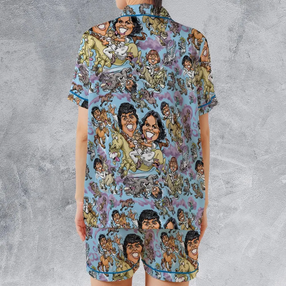 We Want the Osmonds Satin Short-Sleeve Pajamas Set - 2