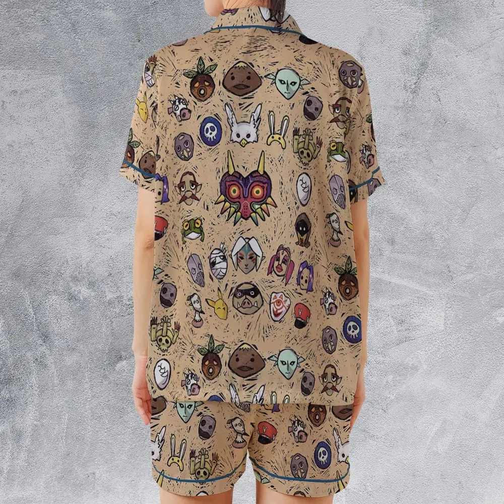 Zelda Universe The Legend of Zelda Satin Short-Sleeve Pajamas Set - 2