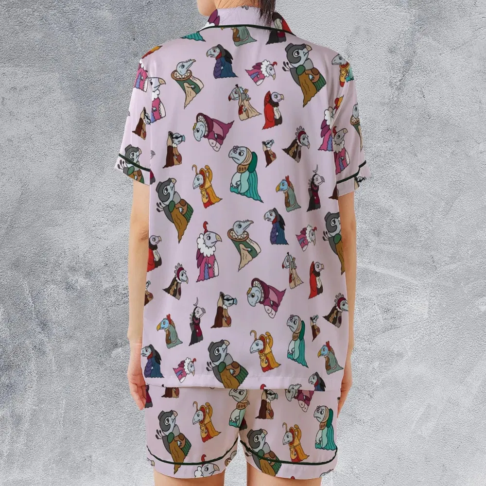 Cute Skeksis The Dark Crystal Satin Short-Sleeve Pajamas Set - 2