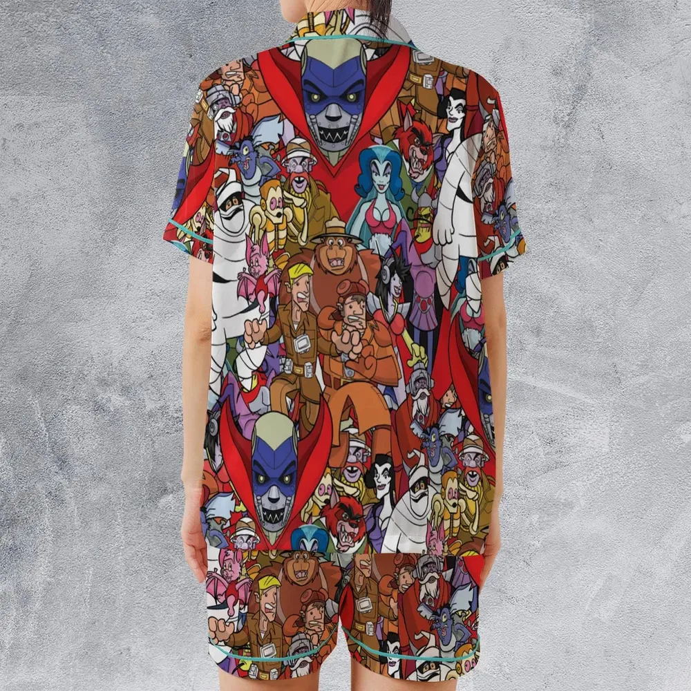 Ghostbusters Animated Series Characters Satin Short-Sleeve Pajamas Set - 2