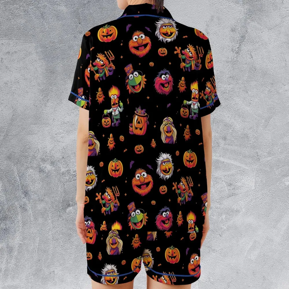 Halloween Muppets Satin Short-Sleeve Pajamas Set - 2