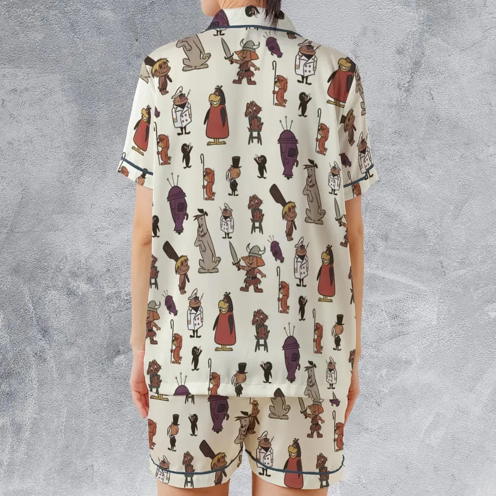 The Ruff and Reddy Show Satin Short-Sleeve Pajamas Set - 2