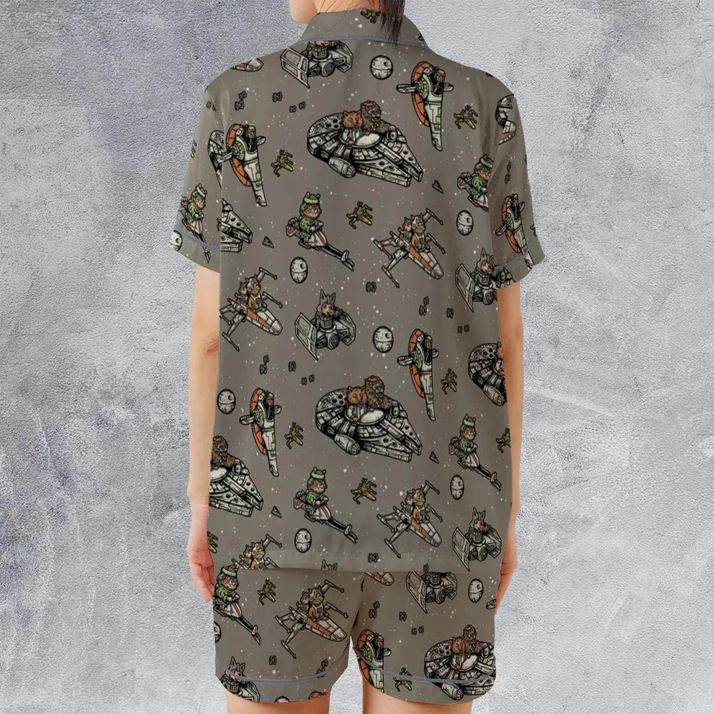 Goldbug Leader Star Wars Satin Short-Sleeve Pajamas Set - 2