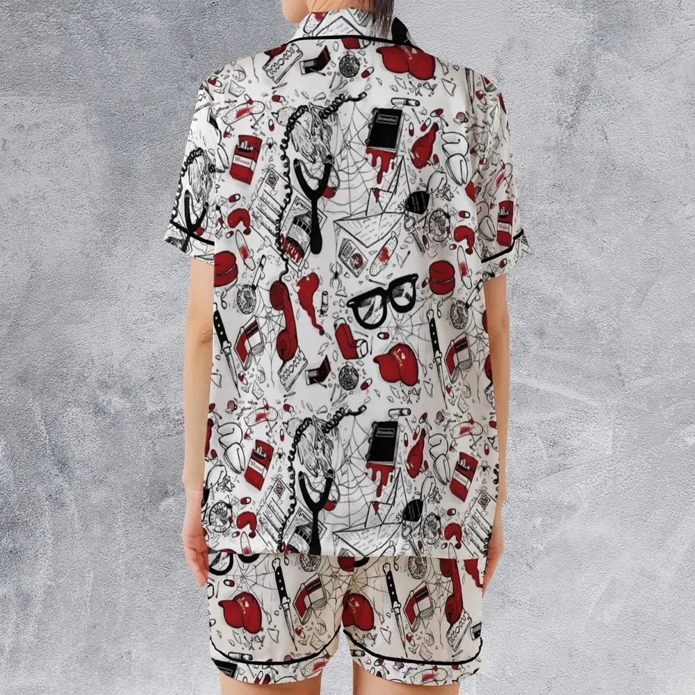 Loser Club Gear The Loser Club Satin Short-Sleeve Pajamas Set - 2