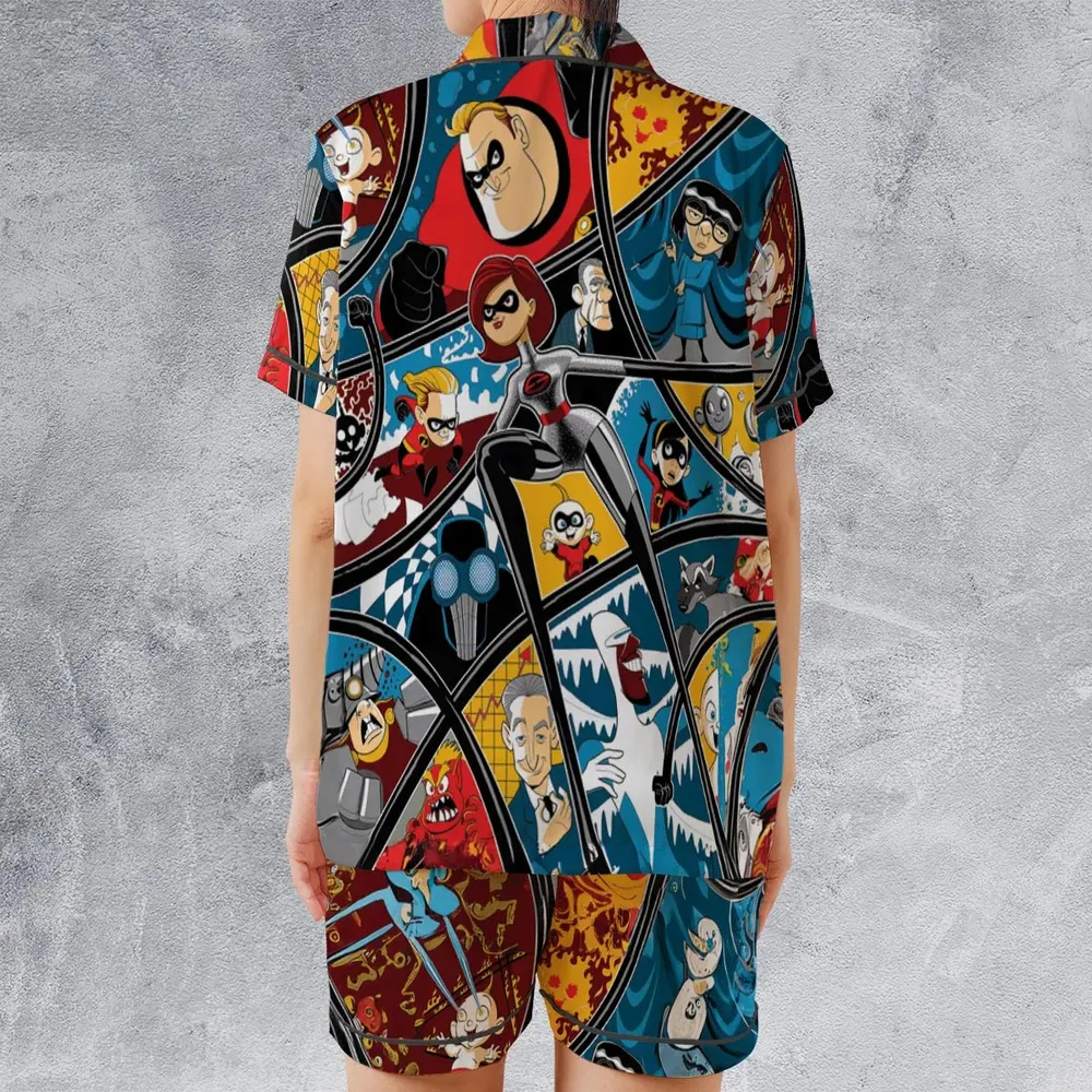 The Incredibles cartoon Satin Short-Sleeve Pajamas Set - 2