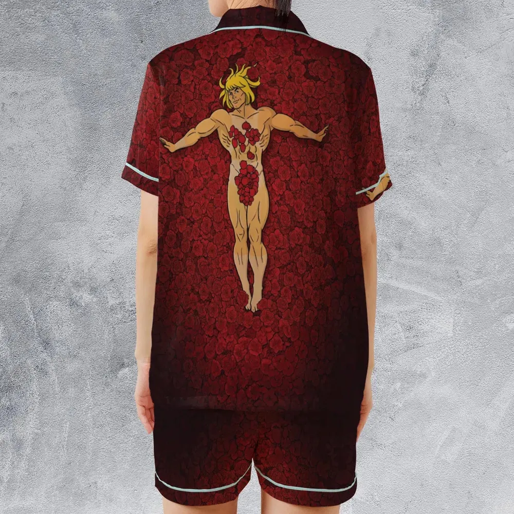 Eternia Beauty He-Man & Masters Of The Universe Satin Short-Sleeve Pajamas Set - 2