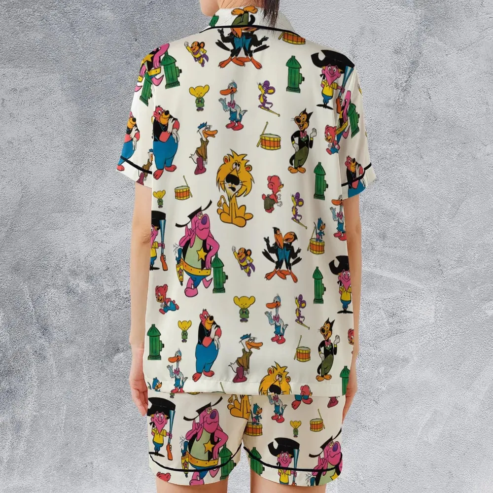 Terrytoons Characters Satin Short-Sleeve Pajamas Set - 2