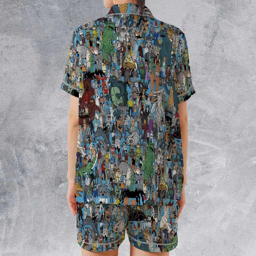 Where's Servo MST3K Satin Short-Sleeve Pajamas Set - 2