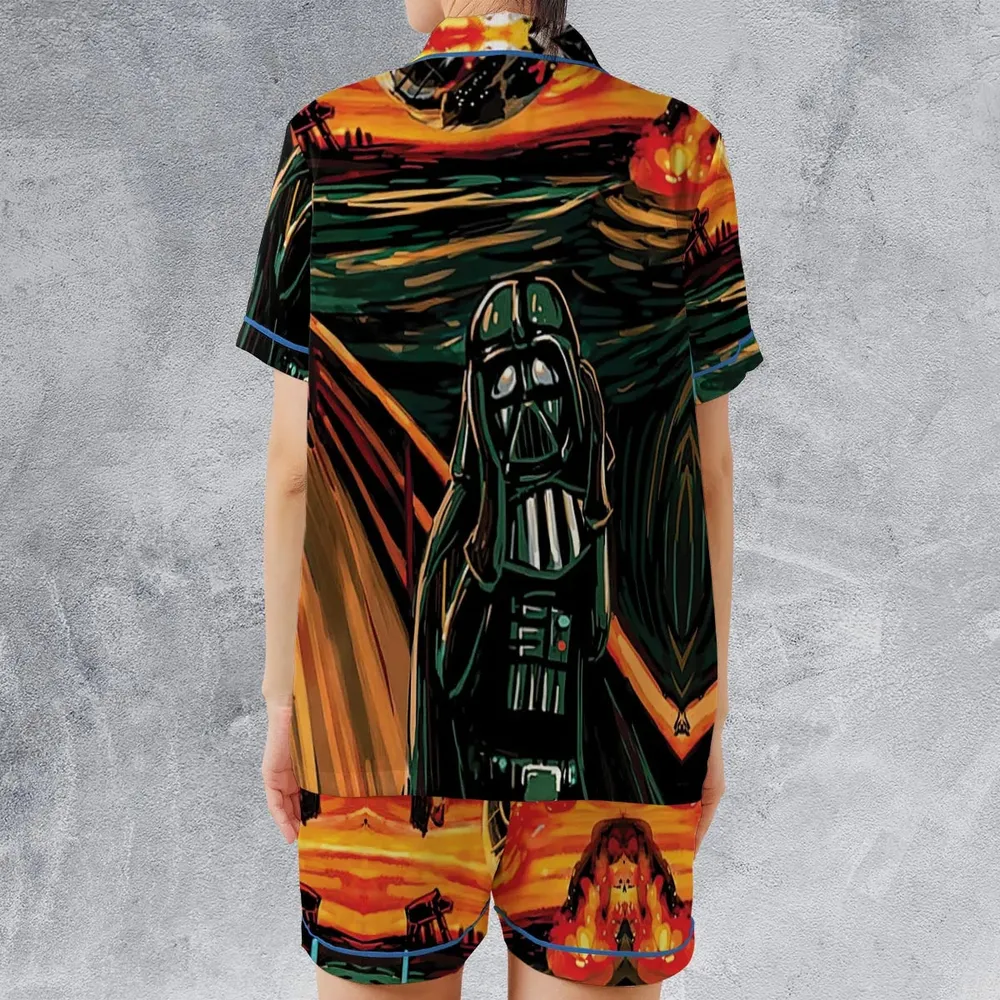 Vader Scream Darth Vader Satin Short-Sleeve Pajamas Set - 2