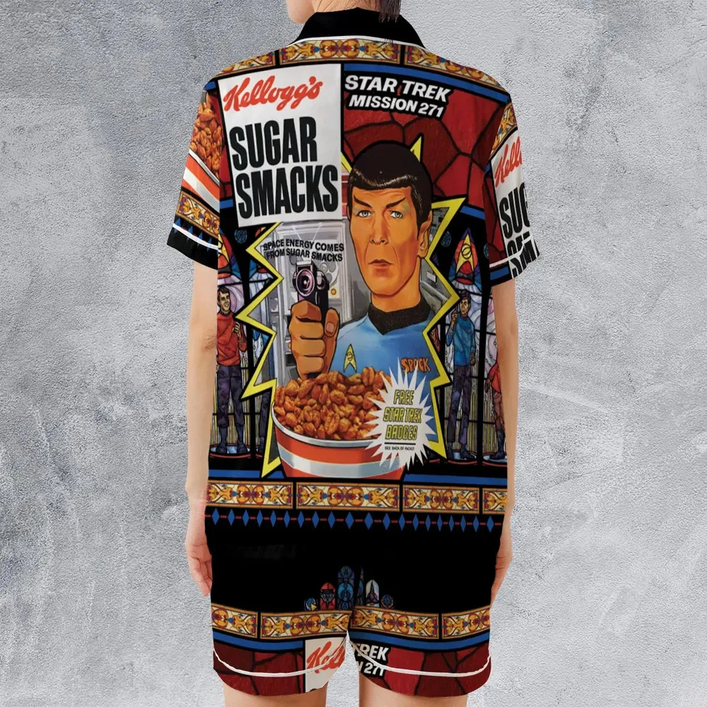 Sugar Smacks Star Trek Satin Short-Sleeve Pajamas Set - 2