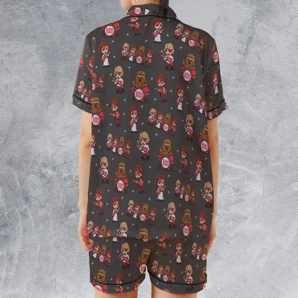 Rebel Band Star Wars Satin Short-Sleeve Pajamas Set - 2