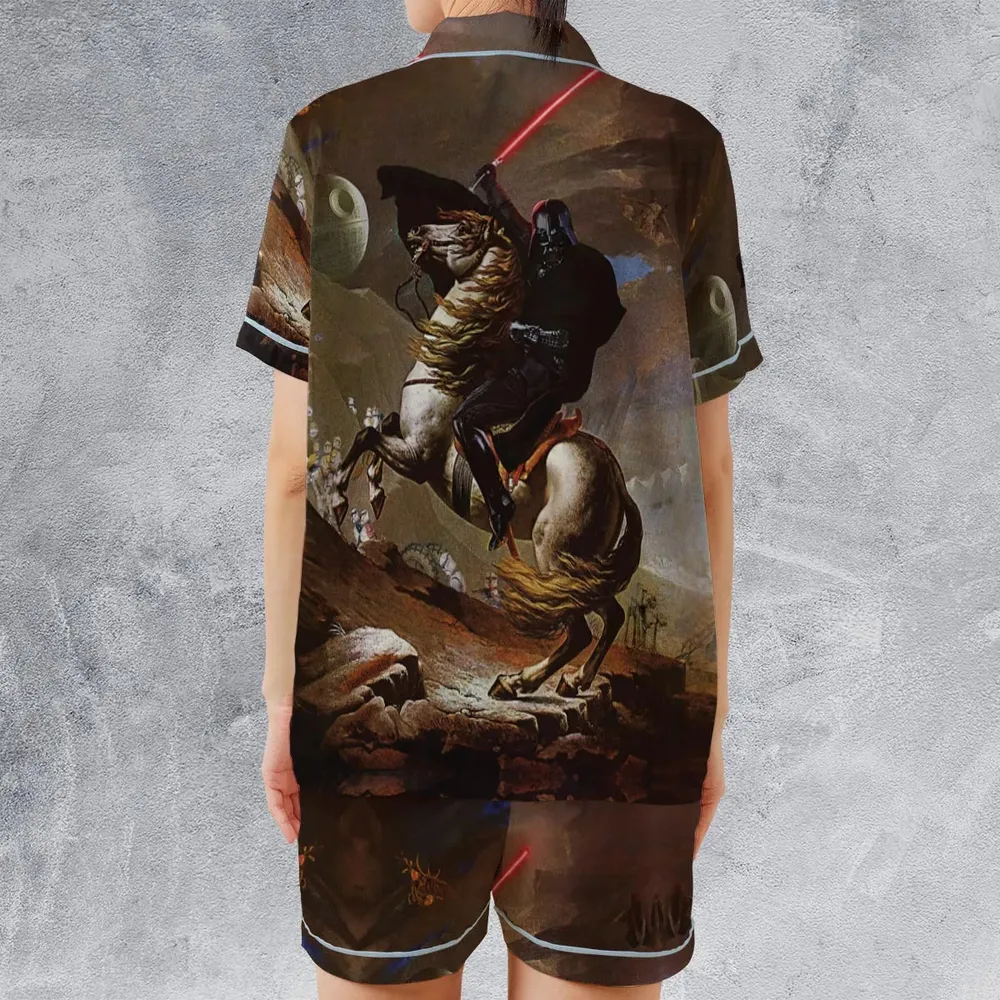 Freedom Darth Vader Star Wars Satin Short-Sleeve Pajamas Set - 2