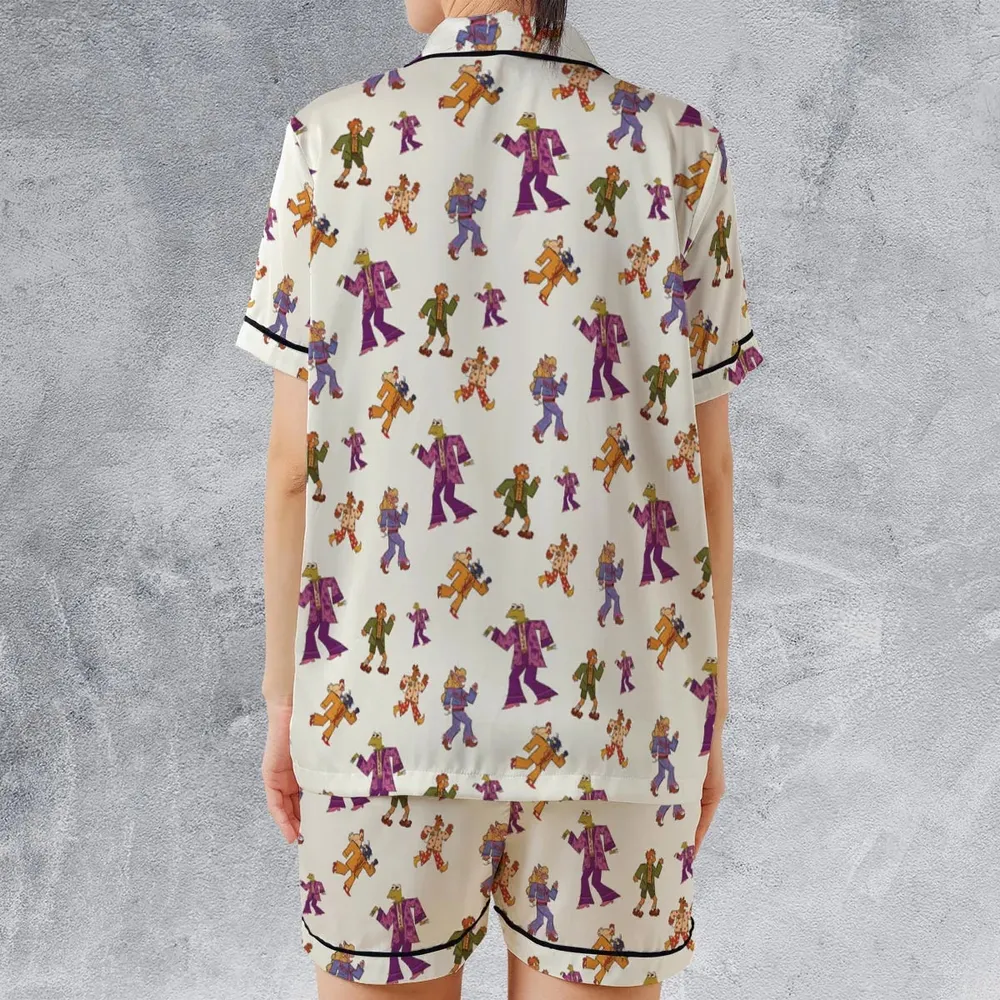Talking Heads The Muppets Satin Short-Sleeve Pajamas Set - 2
