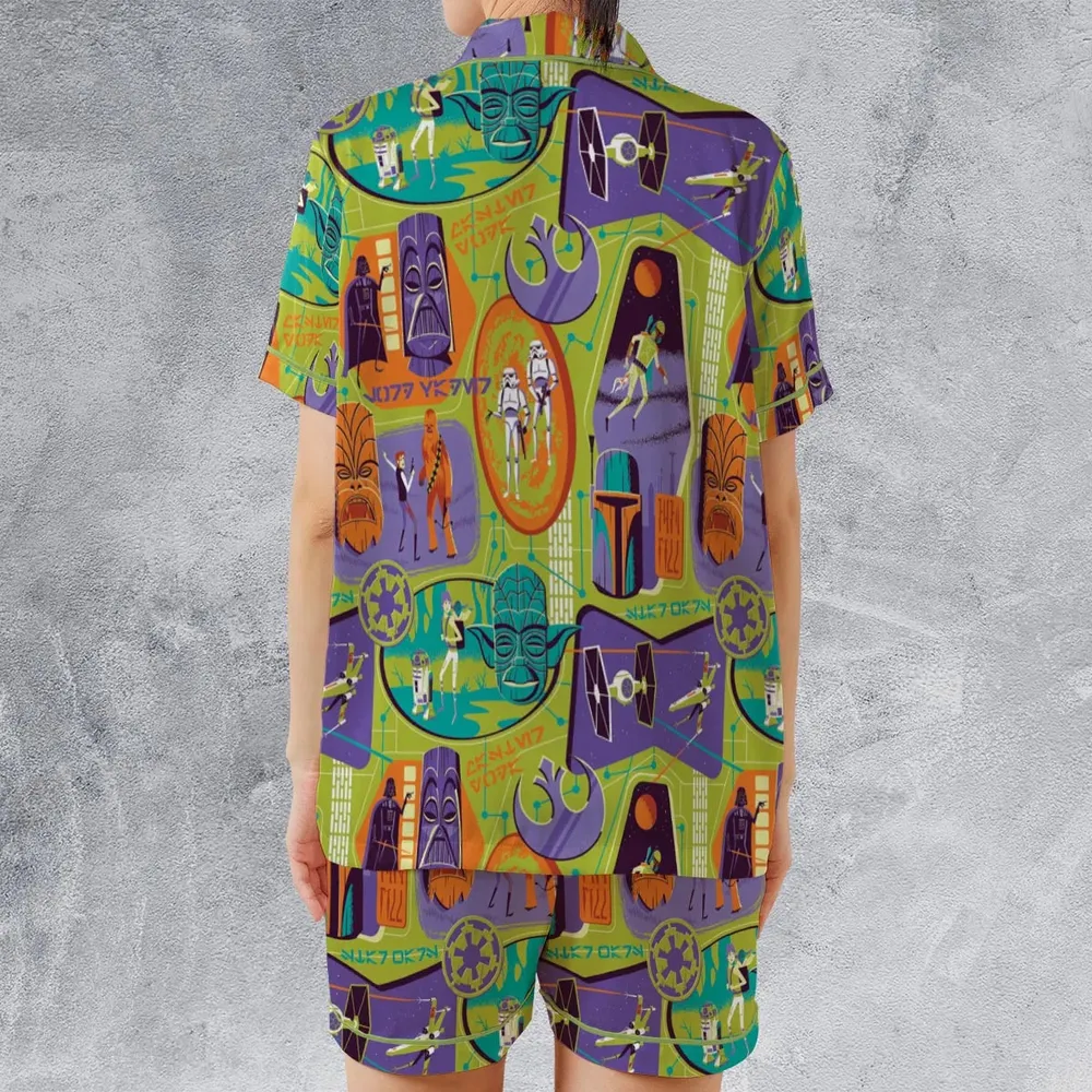 Summer Vibe Star Wars Satin Short-Sleeve Pajamas Set - 2