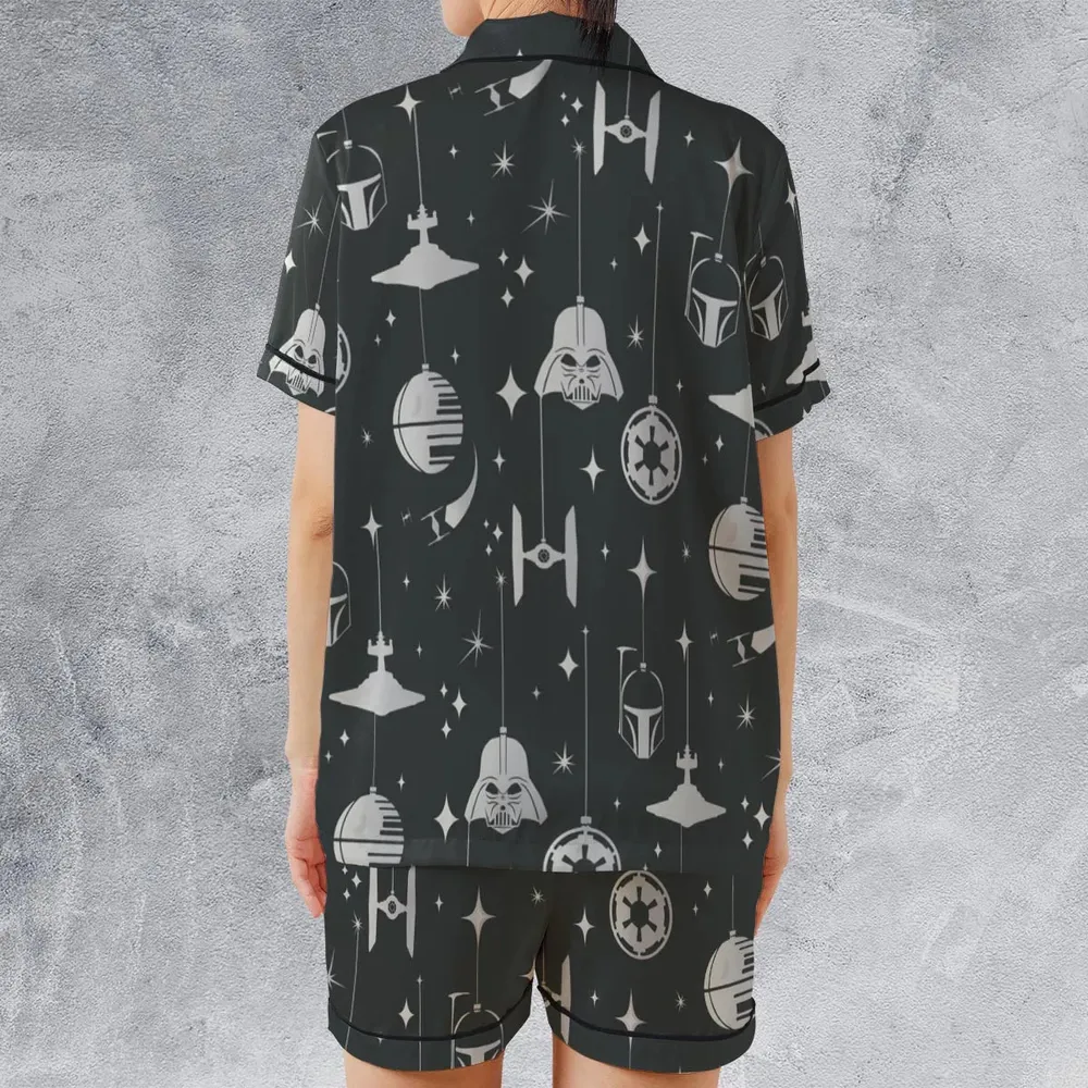 Dark Side Holiday Star Wars Satin Short-Sleeve Pajamas Set - 2
