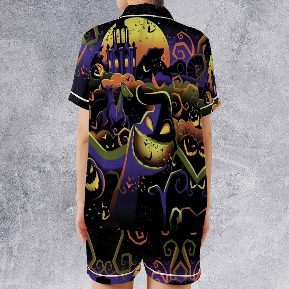 Boogie Knight Satin Short-Sleeve Pajamas Set - 2