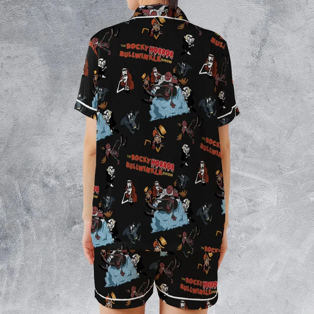 Rocky Horror Bullwinkle Satin Short-Sleeve Pajamas Set - 2