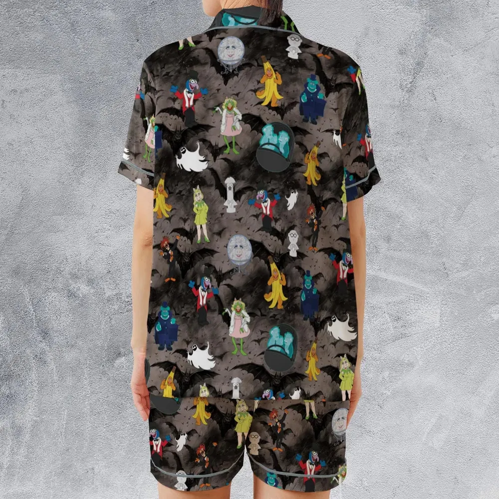 Muppet Haunted Satin Short-Sleeve Pajamas Set - 2