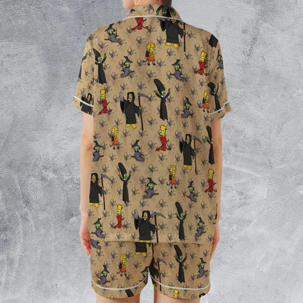 Daily Dose Of Simpsons Satin Short-Sleeve Pajamas Set - 2