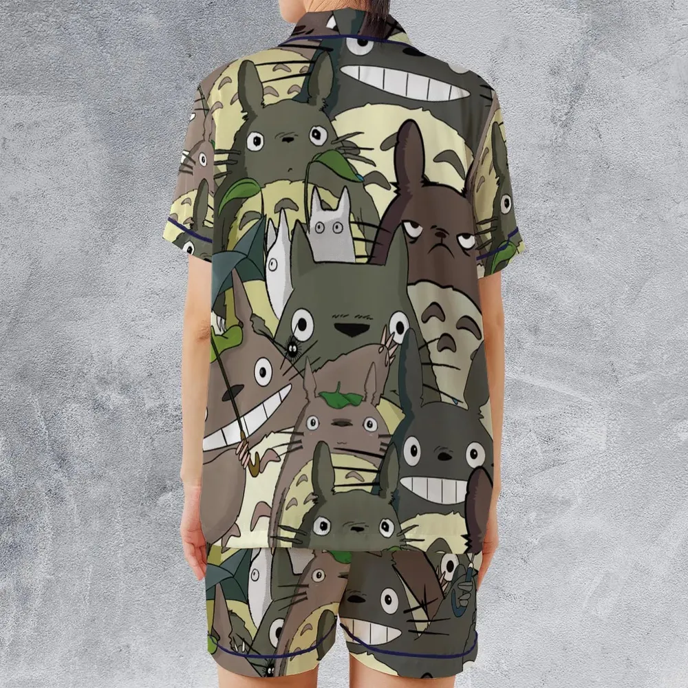 My Neighbor Totoro Satin Short-Sleeve Pajamas Set - 2