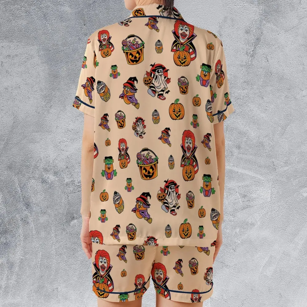McDonaldland Halloween Satin Short-Sleeve Pajamas Set - 2