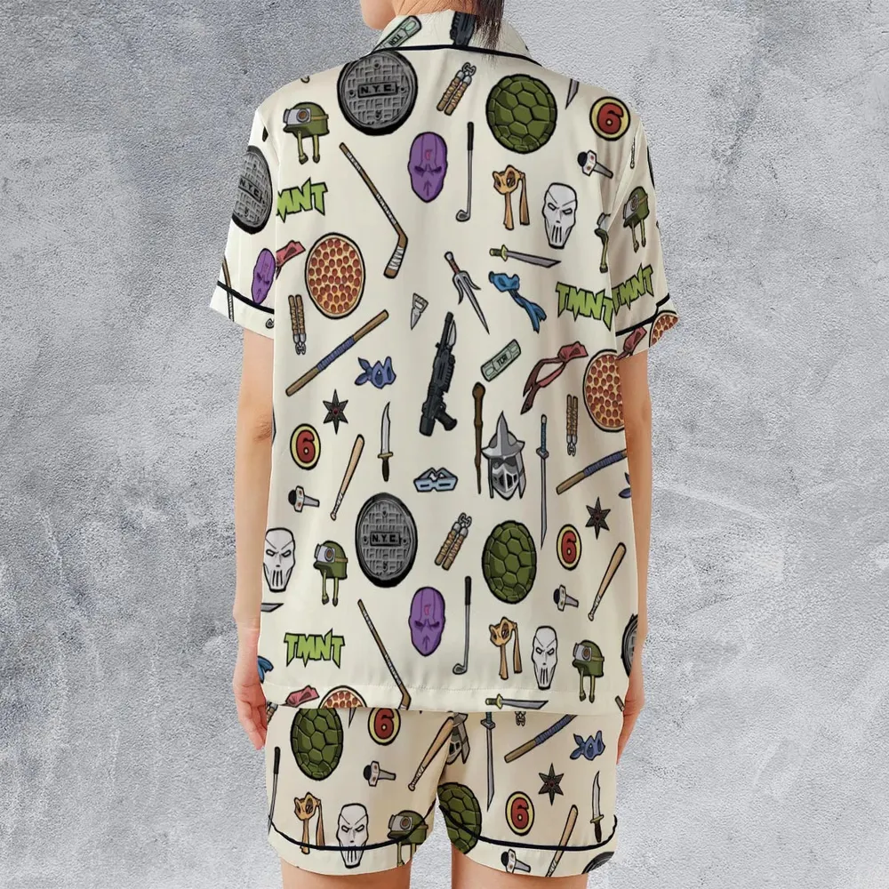 Hero In A Half Shell TMNT Satin Short-Sleeve Pajamas Set - 2