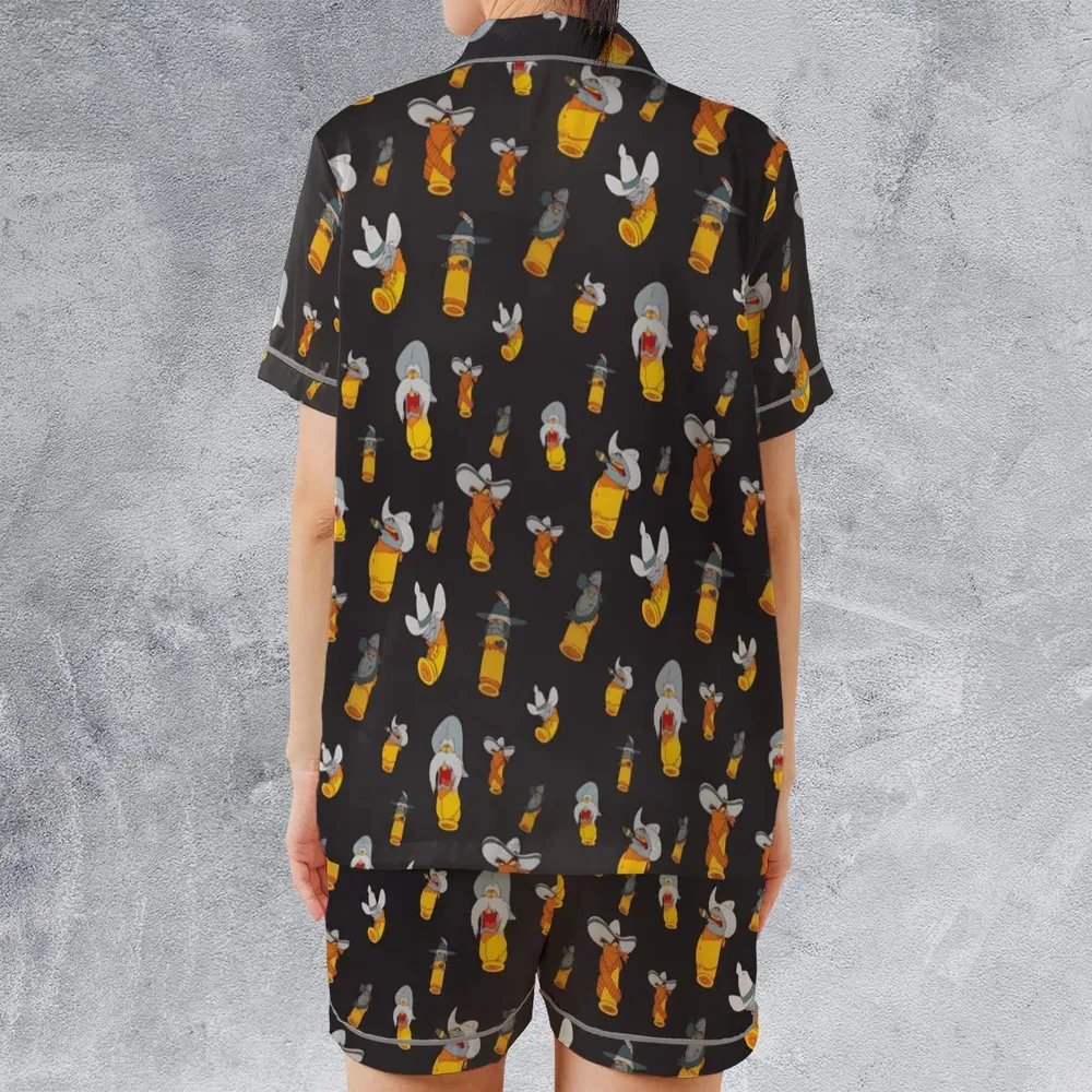 Toon Bullet Roger Rabbit Original Satin Short-Sleeve Pajamas Set - 2