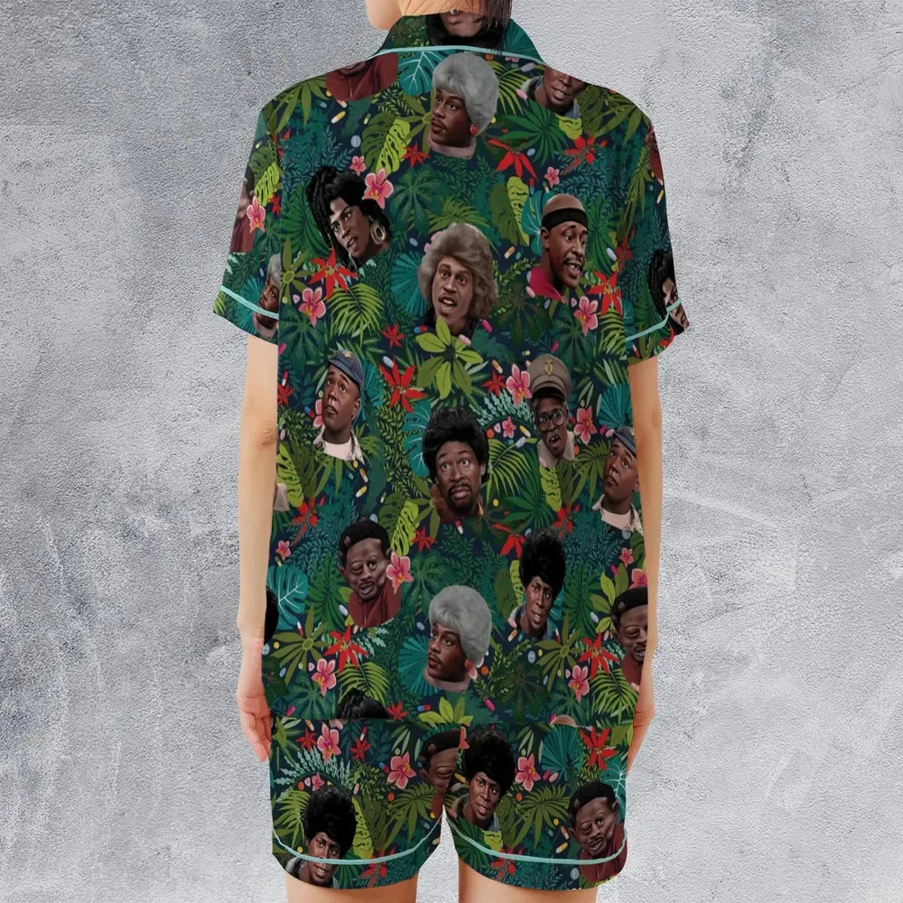 Martin Mood Martin Lawrence Satin Short-Sleeve Pajamas Set - 2