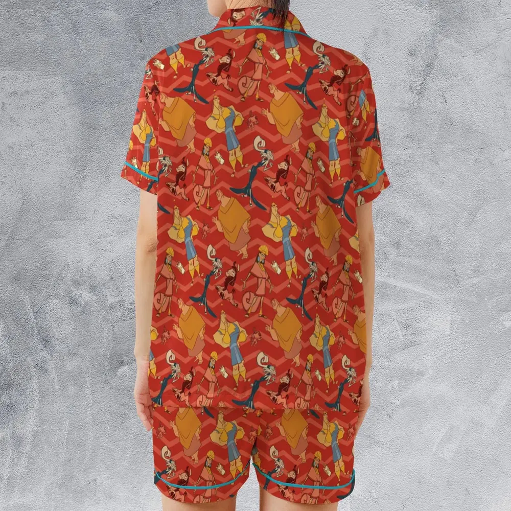 The Emperor's New Groove Satin Short-Sleeve Pajamas Set - 2