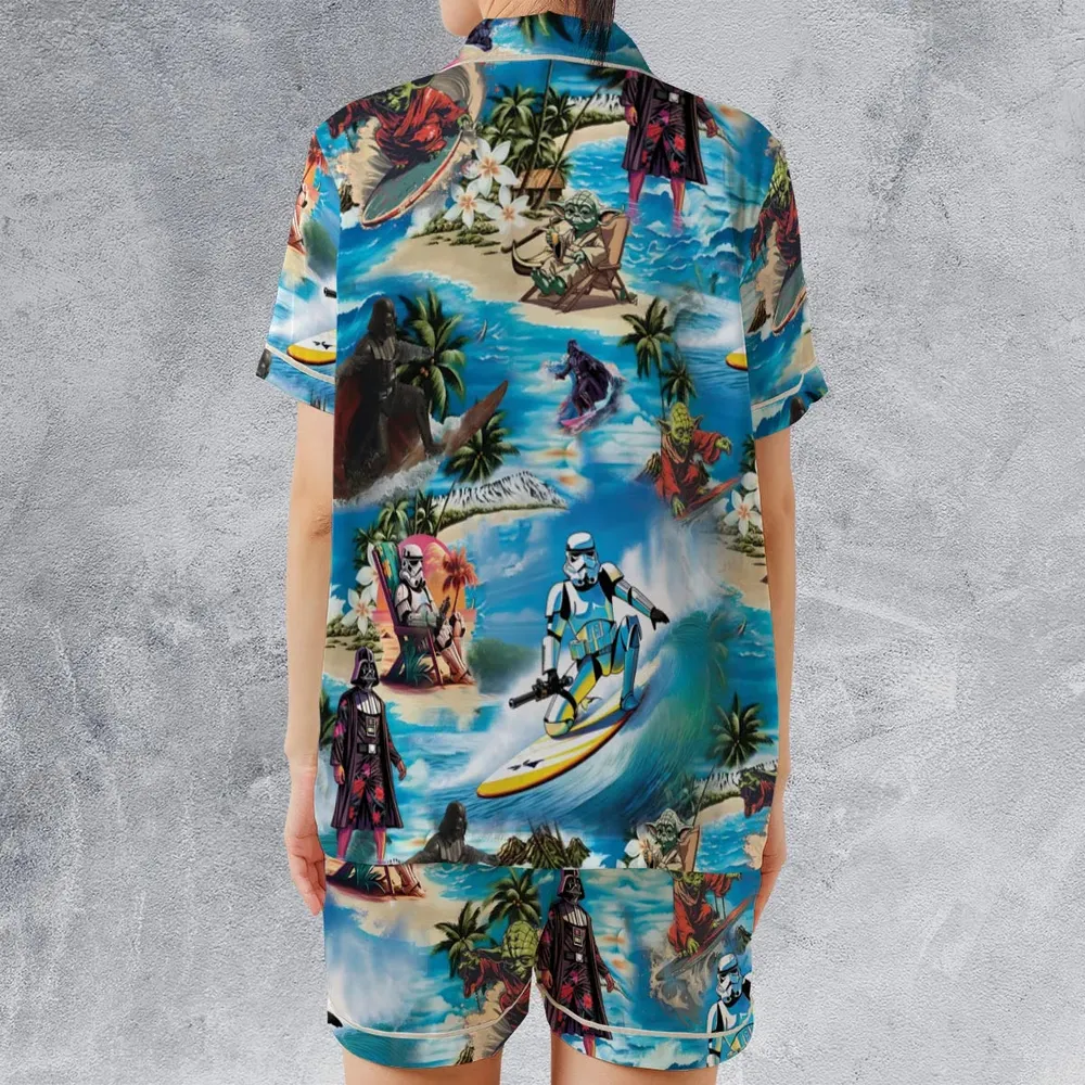 Star Wars Summer Vibes Satin Short-Sleeve Pajamas Set - 2