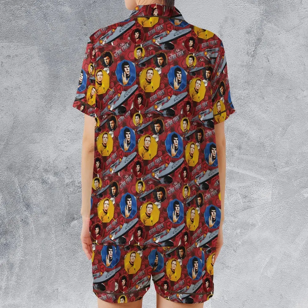 Boldly Star Trek Satin Short-Sleeve Pajamas Set - 2