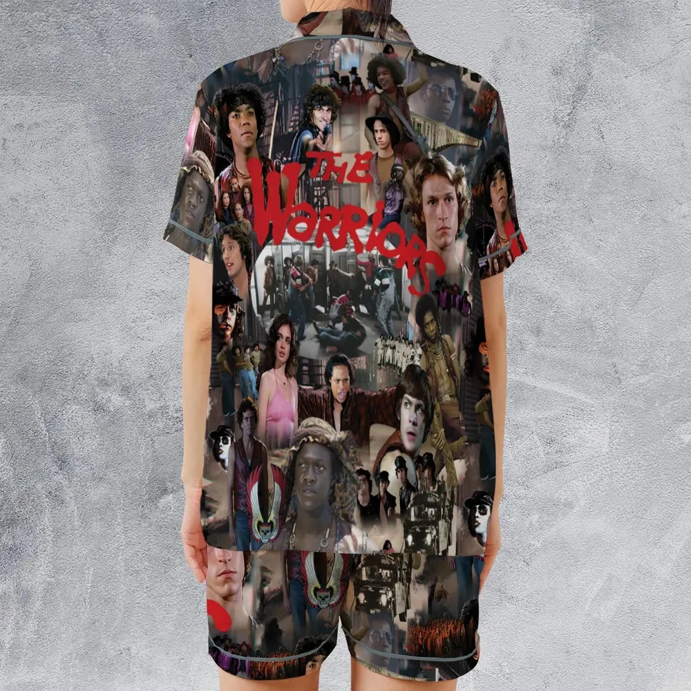 The Warriors Satin Short-Sleeve Pajamas Set - 2