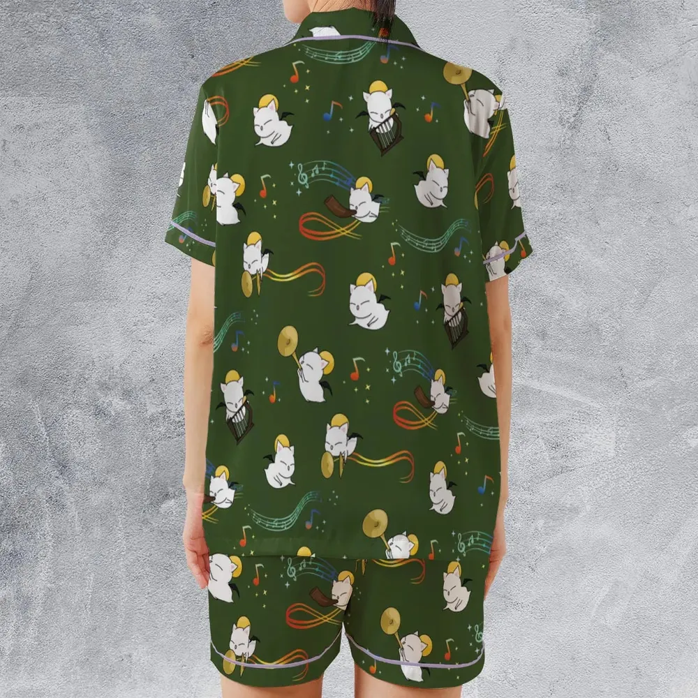 Moggle Music Final Fantasy Satin Short-Sleeve Pajamas Set - 2