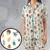 Satin Short-Sleeve Pajamas Set - EBPC9XL8 - 1