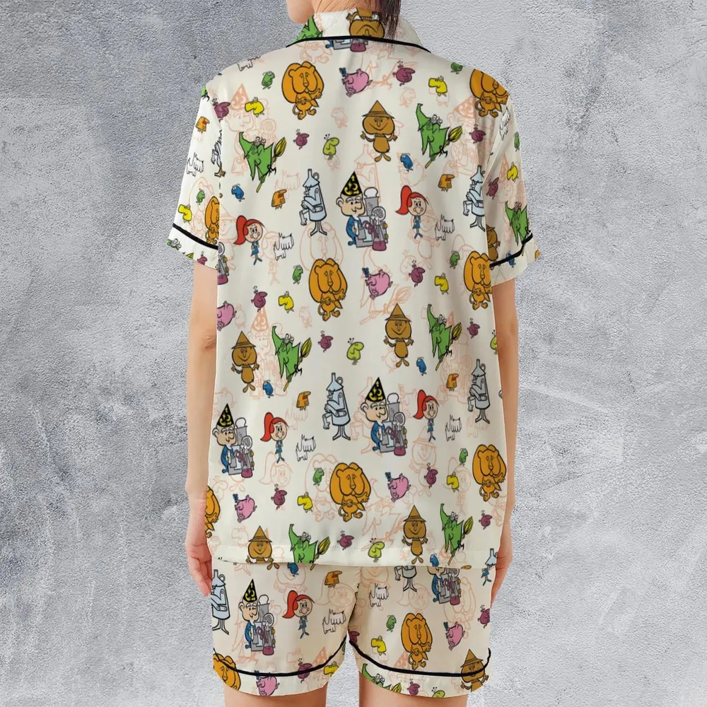 Chibi Tales Of The Wizard Of Oz Satin Short-Sleeve Pajamas Set - 2