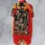 Satin Short-Sleeve Pajamas Set - SDBZF2KF - 2
