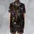 Satin Short-Sleeve Pajamas Set - KMALJGTF - 2