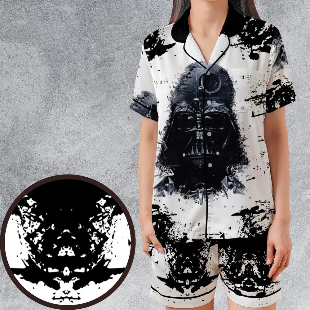 Darth Vader So Cool Satin Short-Sleeve Pajamas Set - 1