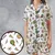 Satin Short-Sleeve Pajamas Set - FVD85JML - 1